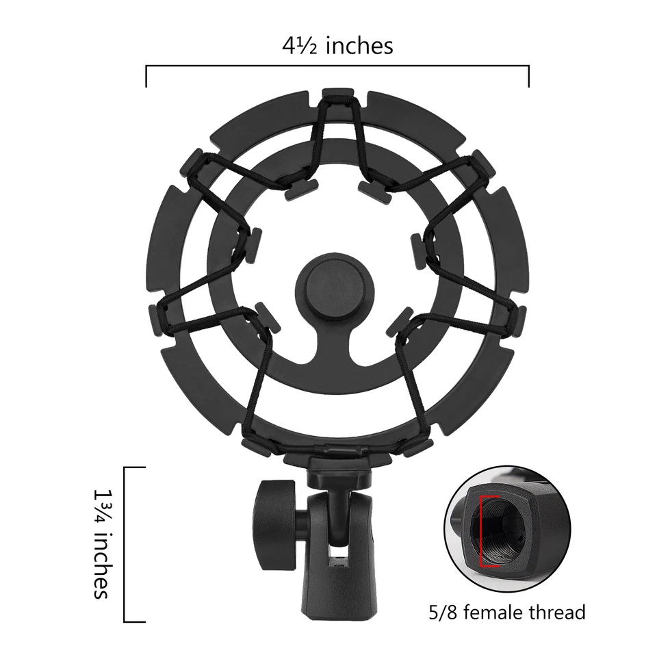 Shure mv7、sm7bと互換性のあるsgeekriaマイクショックマウント
