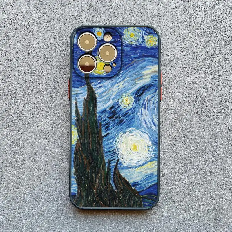 Vintage Van Gogh Oil Painting Shockproof Phone Case Cover