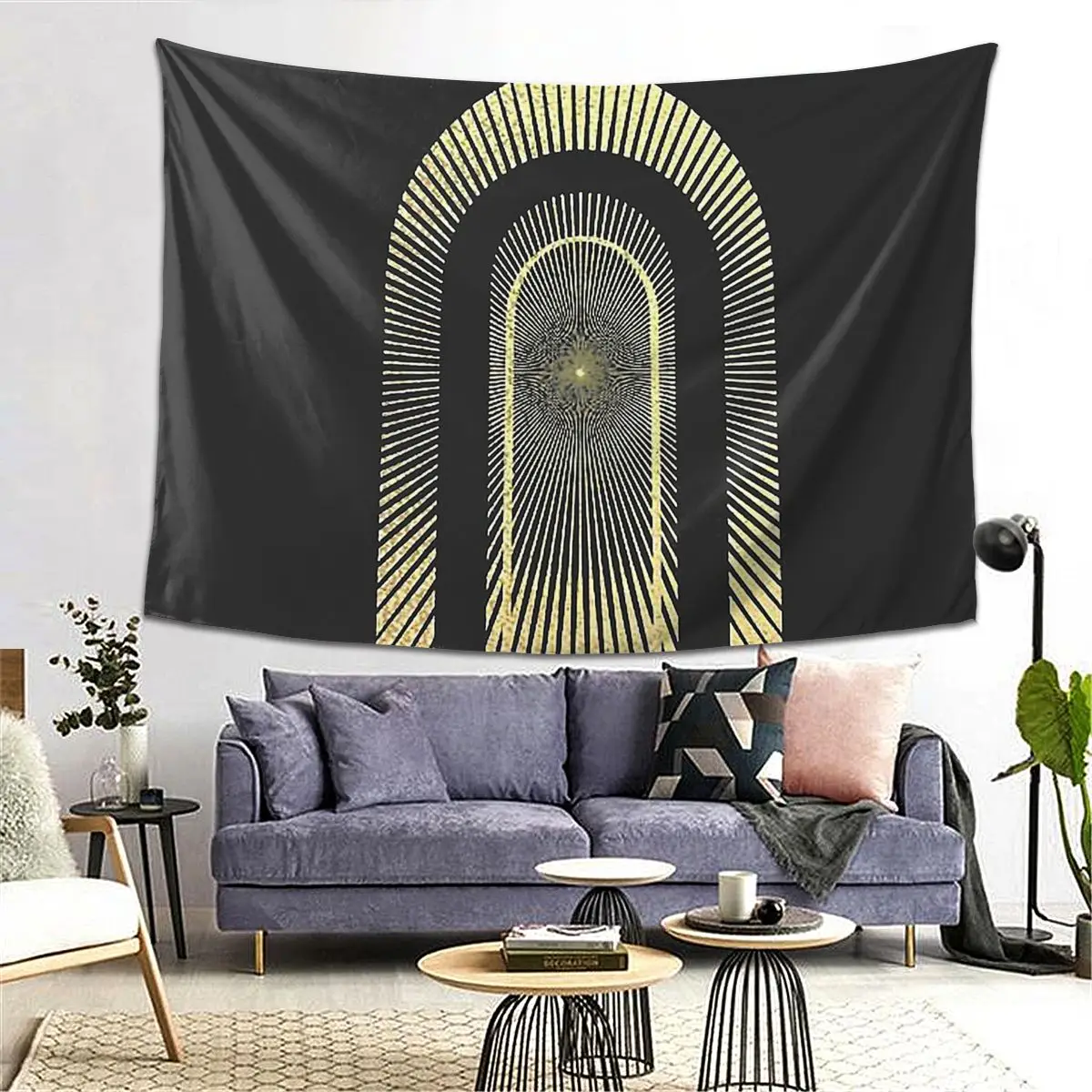 

Gardens Gate Tapestry Decoration Art Aesthetic Tapestries for Living Room Bedroom Decor Home Funny Wall Cloth Wall Hanging