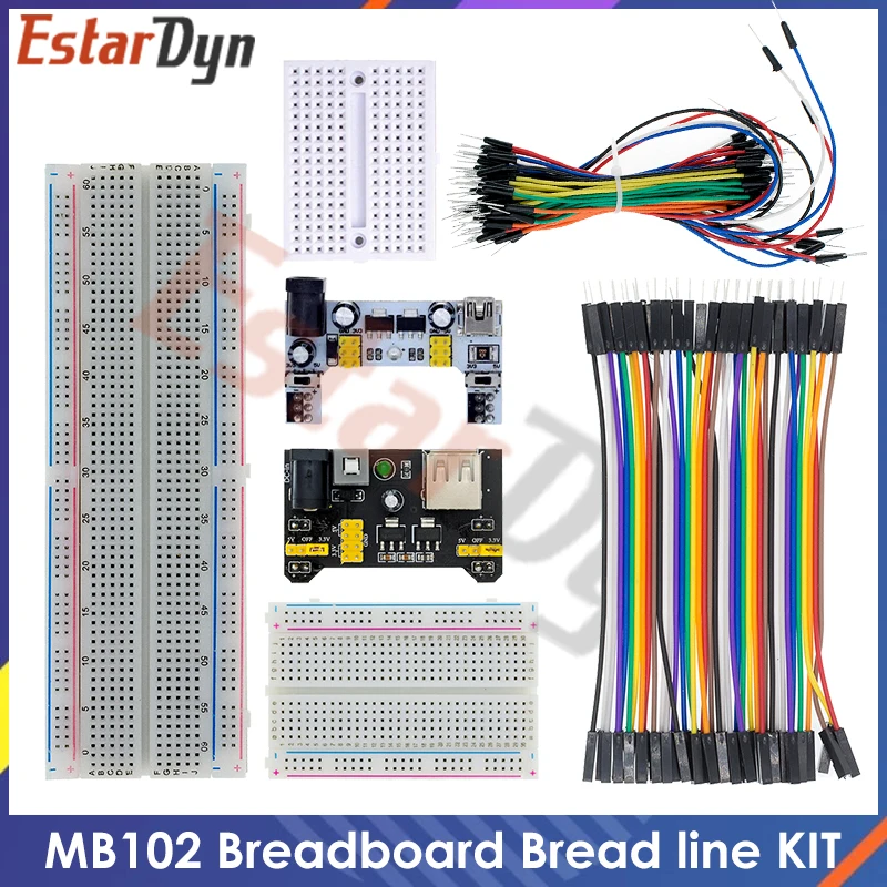 MB-102 MB102 SYB-170 Breadboard 400 830 Point Solderless PCB Bread ...