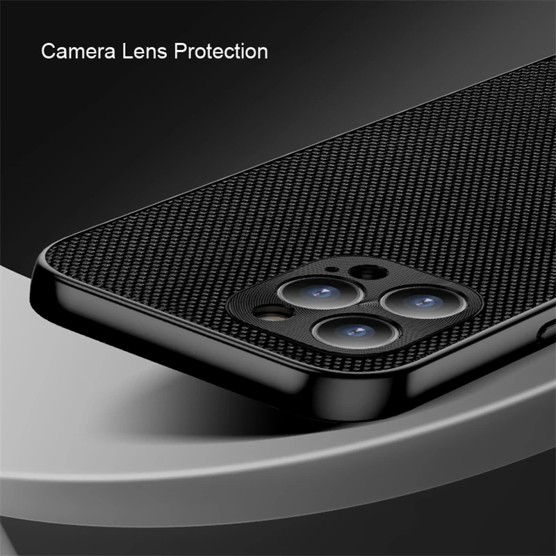 iphone 13 mini flip case Luxury Nylon Cloth Fabric Case For iPhone 13 12 11 Pro Max XR XS X R Soft Silicone Edge Bumper Shield Hard Back Full Cover Funda case iphone 13 mini