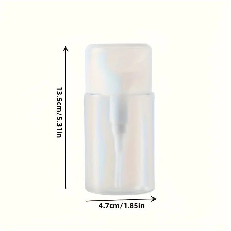 Soap dispenser hand sanitizer dispenser 1pcPush-down air pump dispenser bottle for nail polish and makeup remover