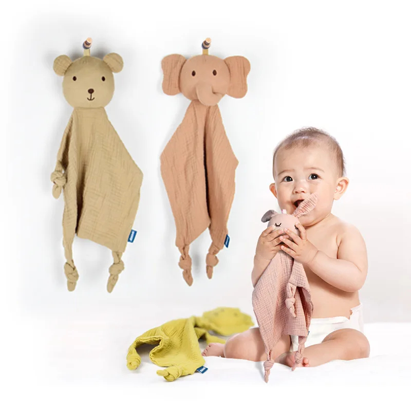 

Baby Cotton Muslin Comforter Blanket Soft Newborn Sleeping Dolls Kids Fashion Sleep Toy Soothe Appease Towel Bibs Summer Towel