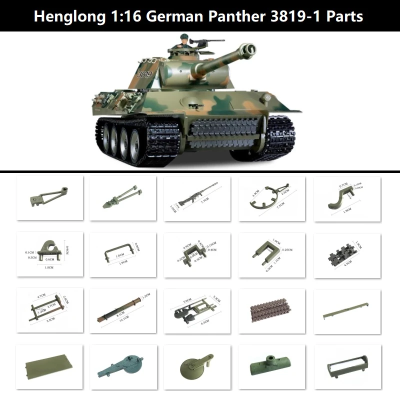 Heng Long German Panther Tank 1 16 Rc Tank German Panther Rc Parts