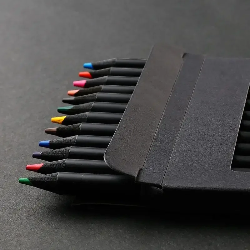 

12 Pcs1Set Valued Color Pencil Packaging Different Colours Colored Pencils