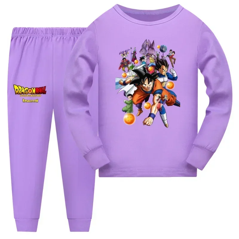 Pyjama Garçon Dinosaure - Manches Longues Et Pantalon - Taille 4 à 12 Ans - 100% Polyester