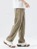 Ultra Thin Baggy Jeans Men's Summer New in Lyocell Soft Breathable Straight Trousers Elastic Waist Casual Blue Gray Wide Pants 3