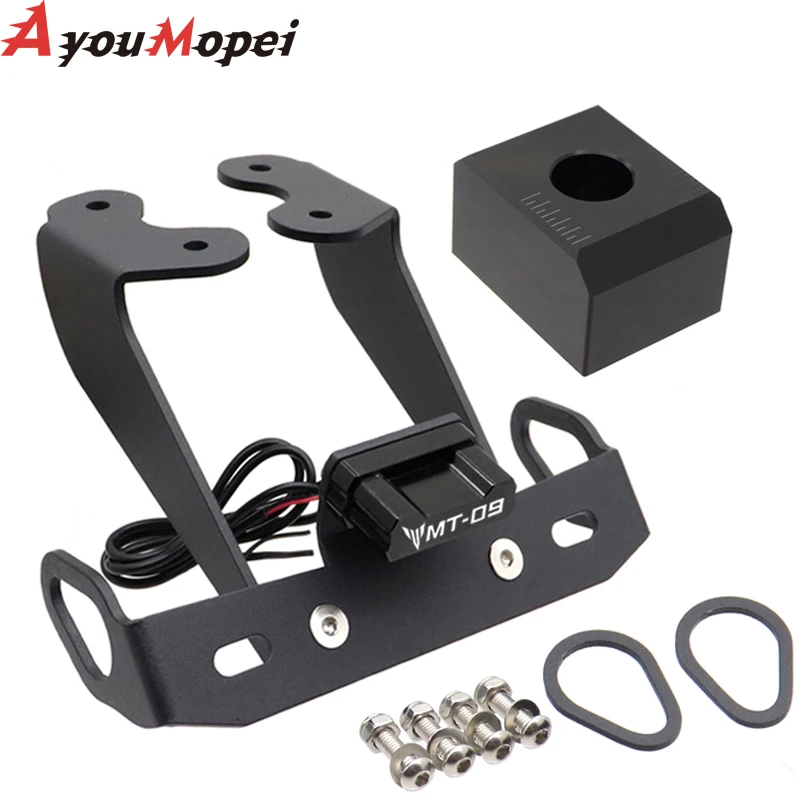 번호판 거치대 프레임 브래킷, 야마하 MT09 FZ09 SP09 MT 09 FZ 09 MT-09 FZ-09 2017 2018 2019 2020 오토바이 액세서리