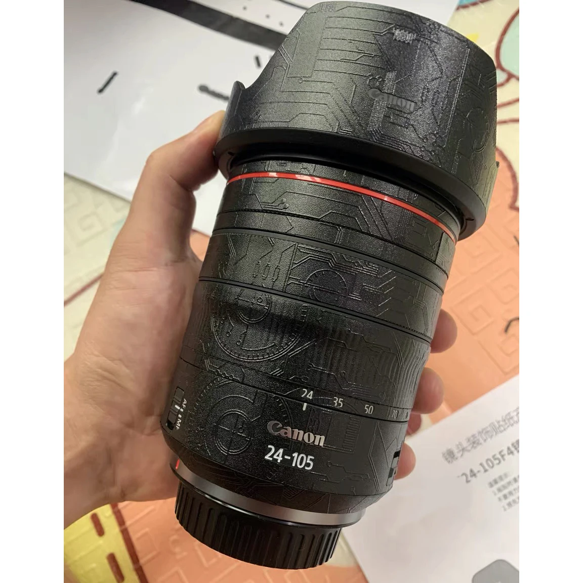 EF 24-105 F4 II I Lens Decal Skin Protector Anti-scratch Cover