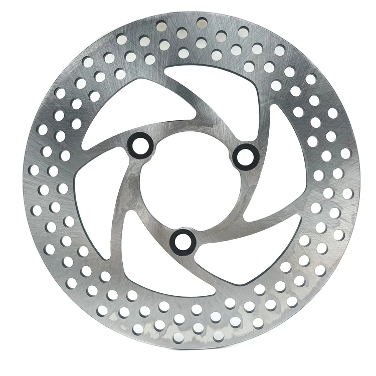 220mm 3 Hole Brake Disc Hole Spacing 70mm Stainless Steel Front Rear Rotor Disks For Universal Motorcycle Scooter Dirt Bike ATV