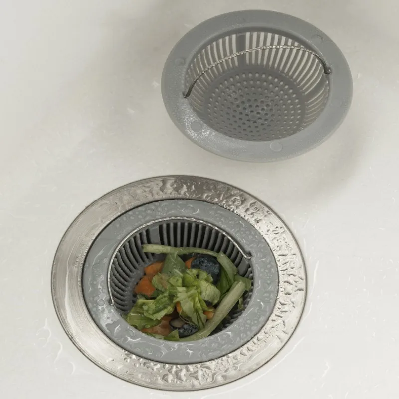 Kitchen Sink Filter Strainer Hair Catcher Sewer Strainer Stopper Drain Hole Filter Trap Waste Screen For Bathroom Accessories