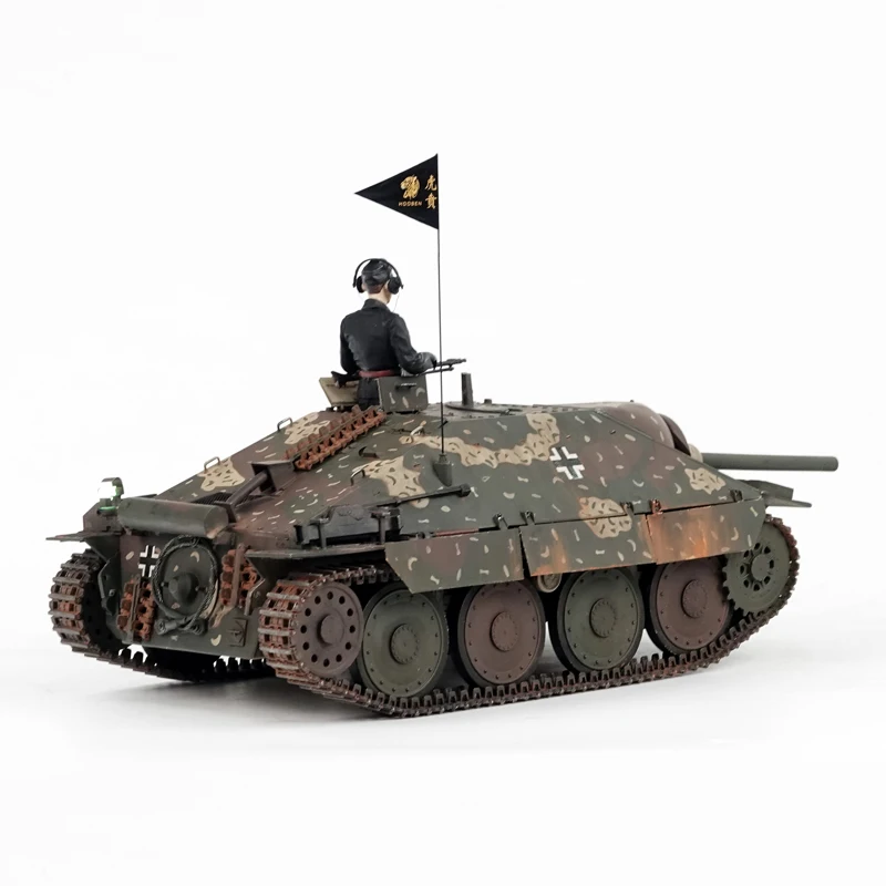 Rc Tank 1/16 German Hetzer Jagdpanzer 38t Light Army Tank Destroyer of World War II IR Battle Smoke Tank Off-Road Vehicle Model 5