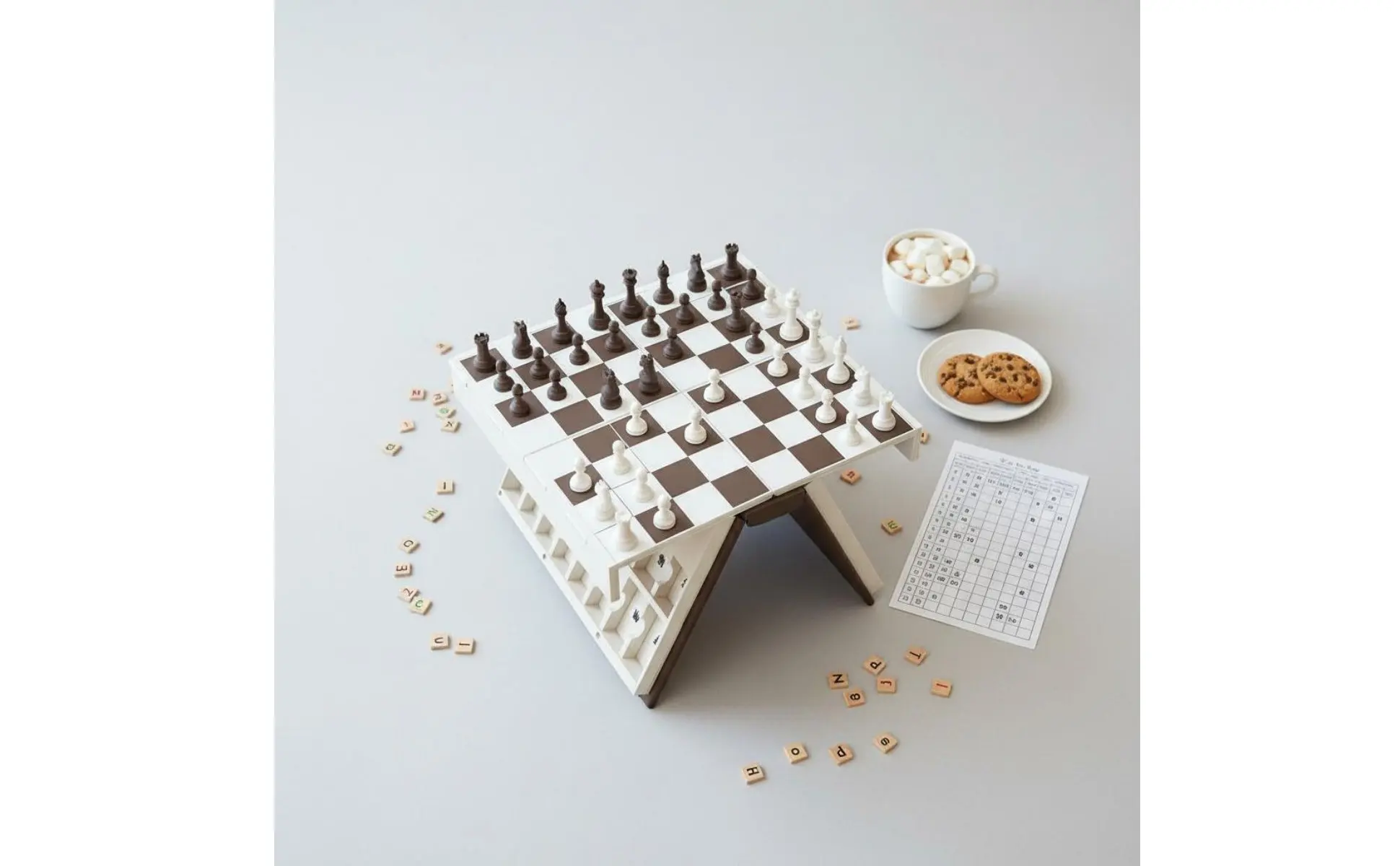 Letter Brainteaser Game Board Game Educational Portable Letter Brainteaser Game Set Book Shaped Game Case Vocabulary Building