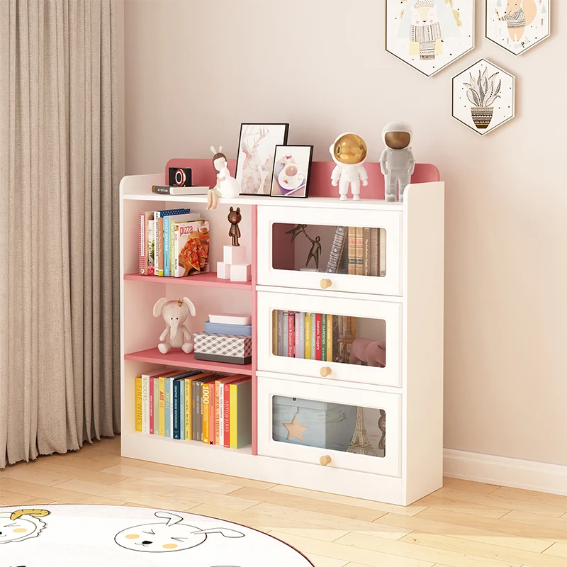 Bookshelf Storage Kids Shelf Bookcase Children Child Toy Storage Reading Stand Shelfs Kinder Regal Book Furniture Tables