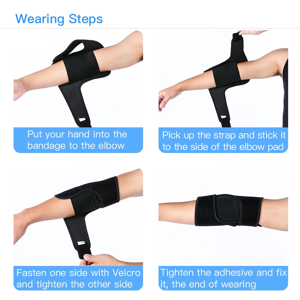 1PC Sports Neoprene Compression Sleeve Elbow Brace Wrap For Tendonitis Bursitis Arm Support Epicondylitis Elbow Protector