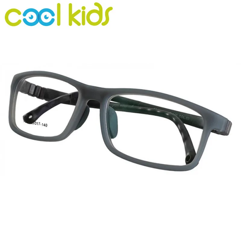 COOL KIDS Square Glasses Frames TR90 Flexible Child Glasses Frames Spectacles for Kid Boy Girl Eyeglasses Optical optical glasses frames