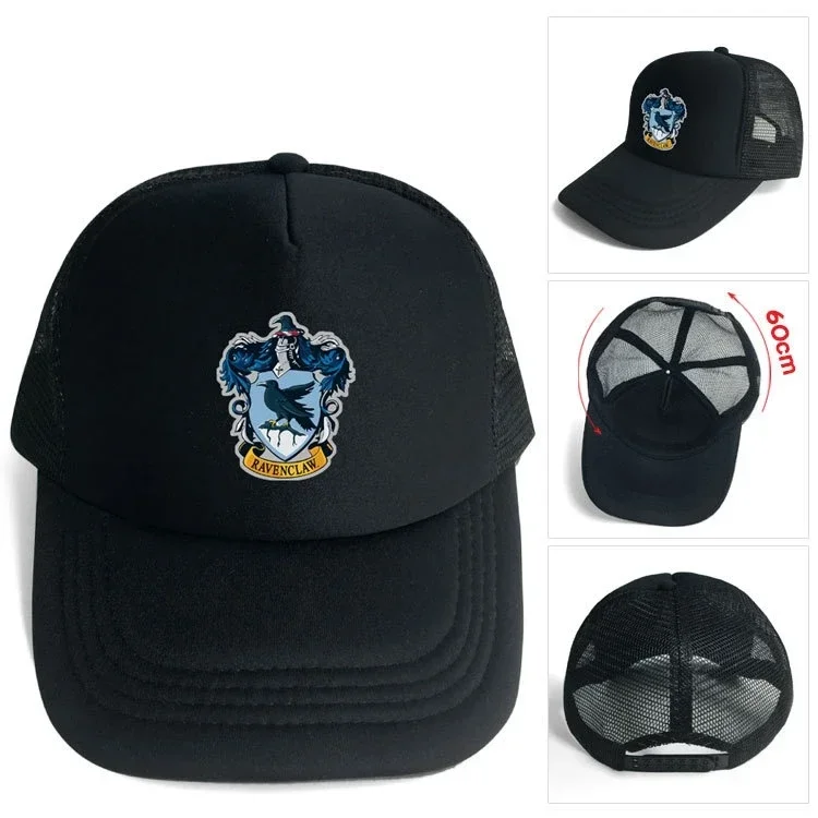 Gryffindor Slytherin Harri Adult Cartoon Anime Summer Sunshade Hat Sun Hat Baseball Cap Hogwarts Animation Outdoor Casual