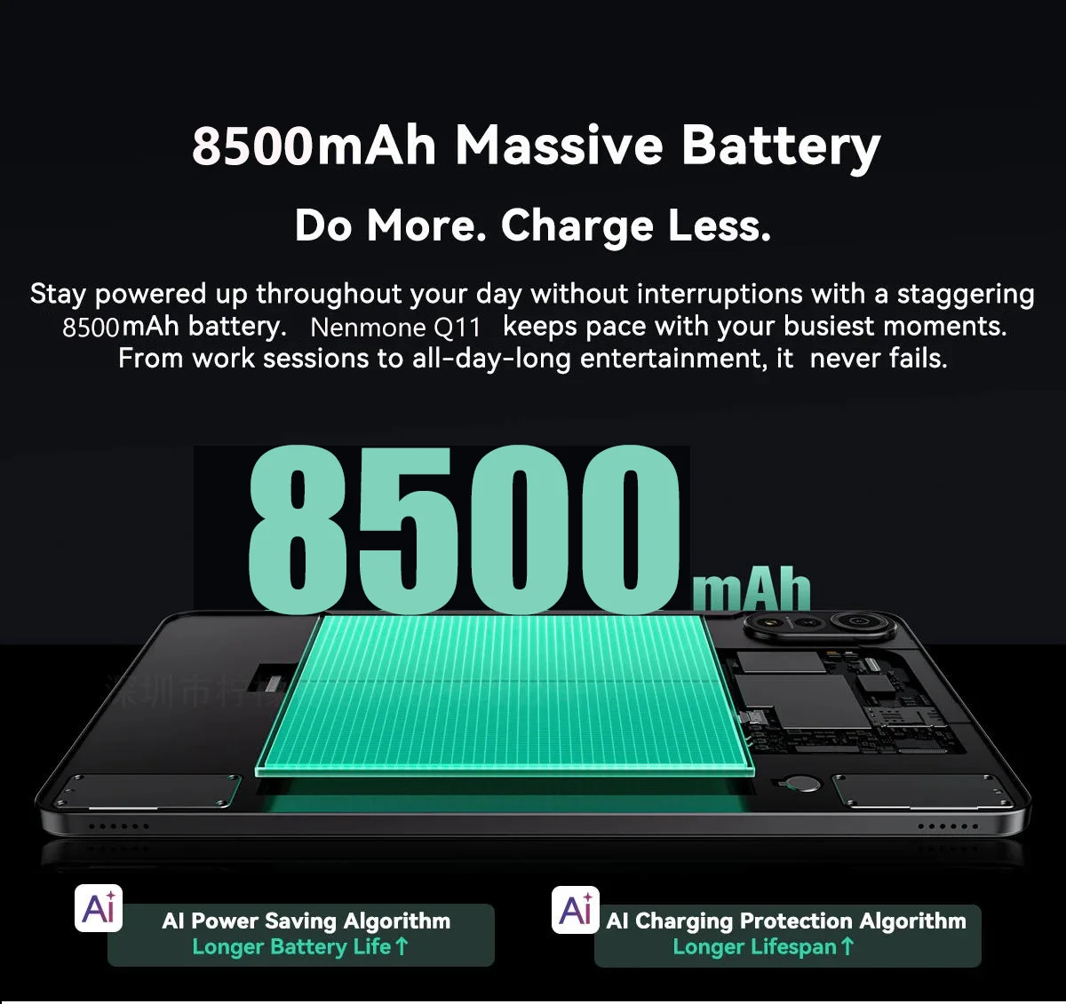 넨모네 11인치 안드로이드 15 태블릿 4G LTE 유니소크 T616 CPU 8코어 16GB+256GB IPS 1920*1200 인셀 스크린 와이파이 8500mAh PD 18W 32MP