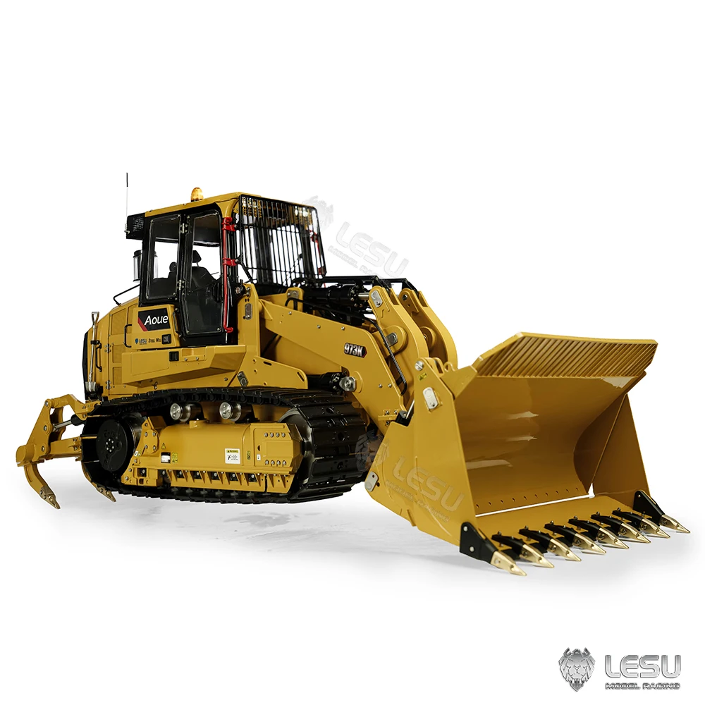 LESU AOUE 973K 1/14 RTR RC Hydraulic Metal Loader Trucks Painted Assembled Model  ESC Motor Remote Control Cars Toys for Boys 5
