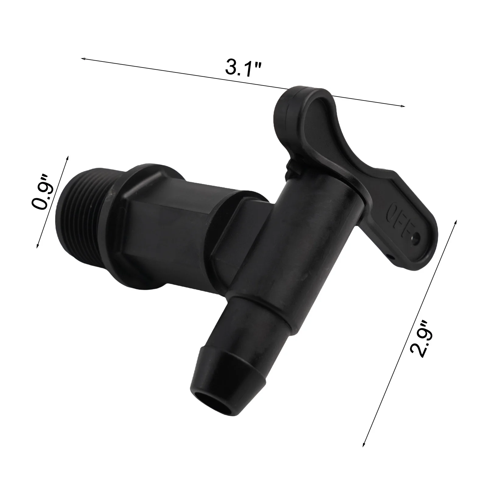 1 stücke Eimer Kunststoff Wasserhahn Ersatz IBC Wasser Butt Tap Selbst Gemacht Für Bier Regen Brauen Wasser Tank Wasserhahn wasser Lagerung – Detail 7
