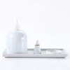 Japanese-style Rectangular Ceramic Tray Plate White Porcelain Rectangular Plate Mouthwash Cup Tray Bathroom Living Storage Tray 6