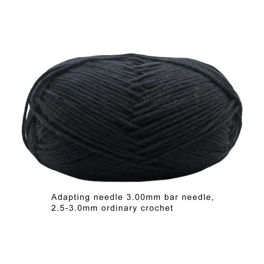 50g Knitting Wool Yarn Professional Needlework DIY 4Ply Milk Cotton Crochet Knitted Yarn Dyed Lanas For Crochet Sweater Hat Doll 6