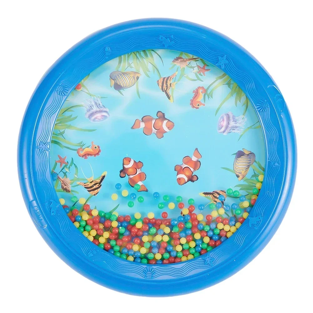 Kid Child Gentle Ocean Wave Sea Sound Bead Drum Musical percussion instruments Percussion Musical Educational Instrument Toys For Baby Early Learning Gifts
