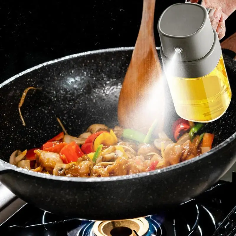 

Glass Oil Sprayer Bottle Cooking Oil Dispenser Anti-leakage BBQ Liquid Condiment Container Oil Mister Olive Oil Storage Bottle