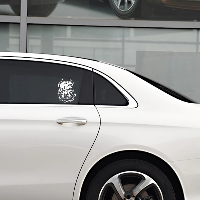 Bulldog Car Interior Vinyl Decal - Waterproof & UV-Resistant Sticker