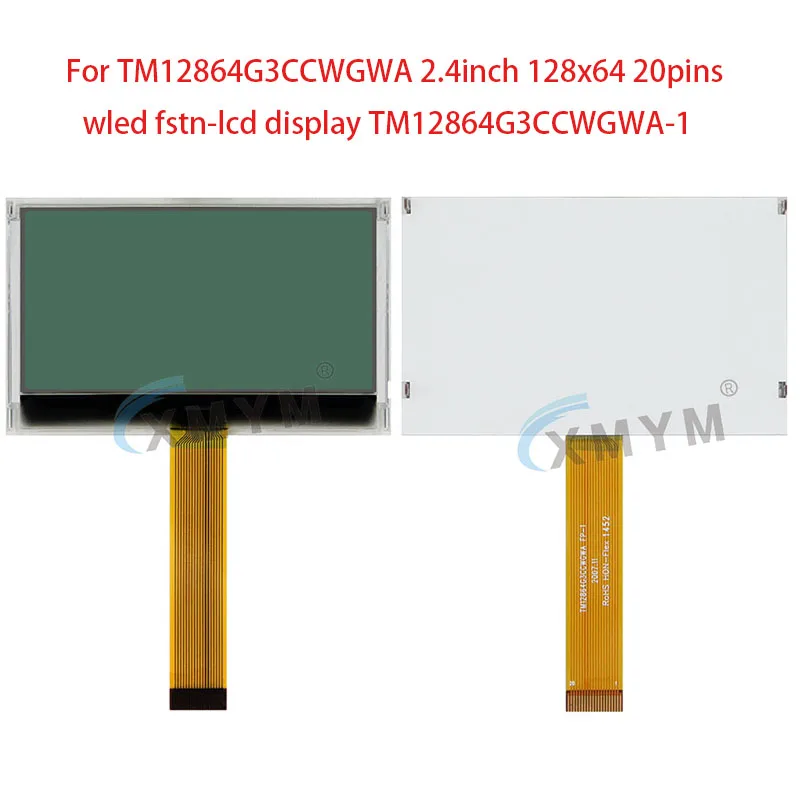 Tela Wled Fstn-lcd para Tm12864g3ccwgwa Polegadas 128×64 20 Pinos Tm12864g3ccwgaa1