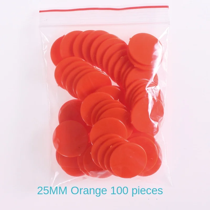 100Pcs/set Plastic Game Coins Teaching Aids
