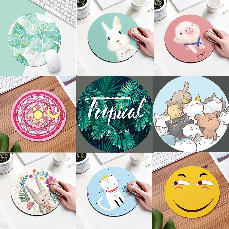 Mouse Pad 20-30 MousePad Waterproof Computer Mouse Cartoon Mouse Pad Geometric Pad Gamer Mause Carpet PC Keyboard Mat Desk Mat