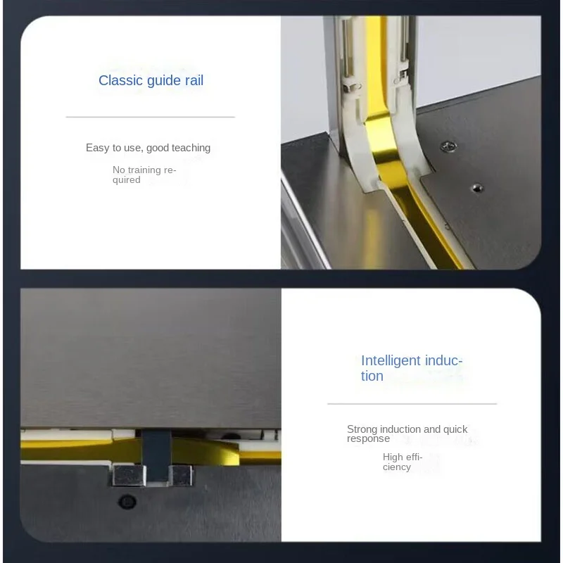 NEW English system Small Automatic OPP tape Strapping machine 20*16CM Supermarket fresh vegetable Tying machine