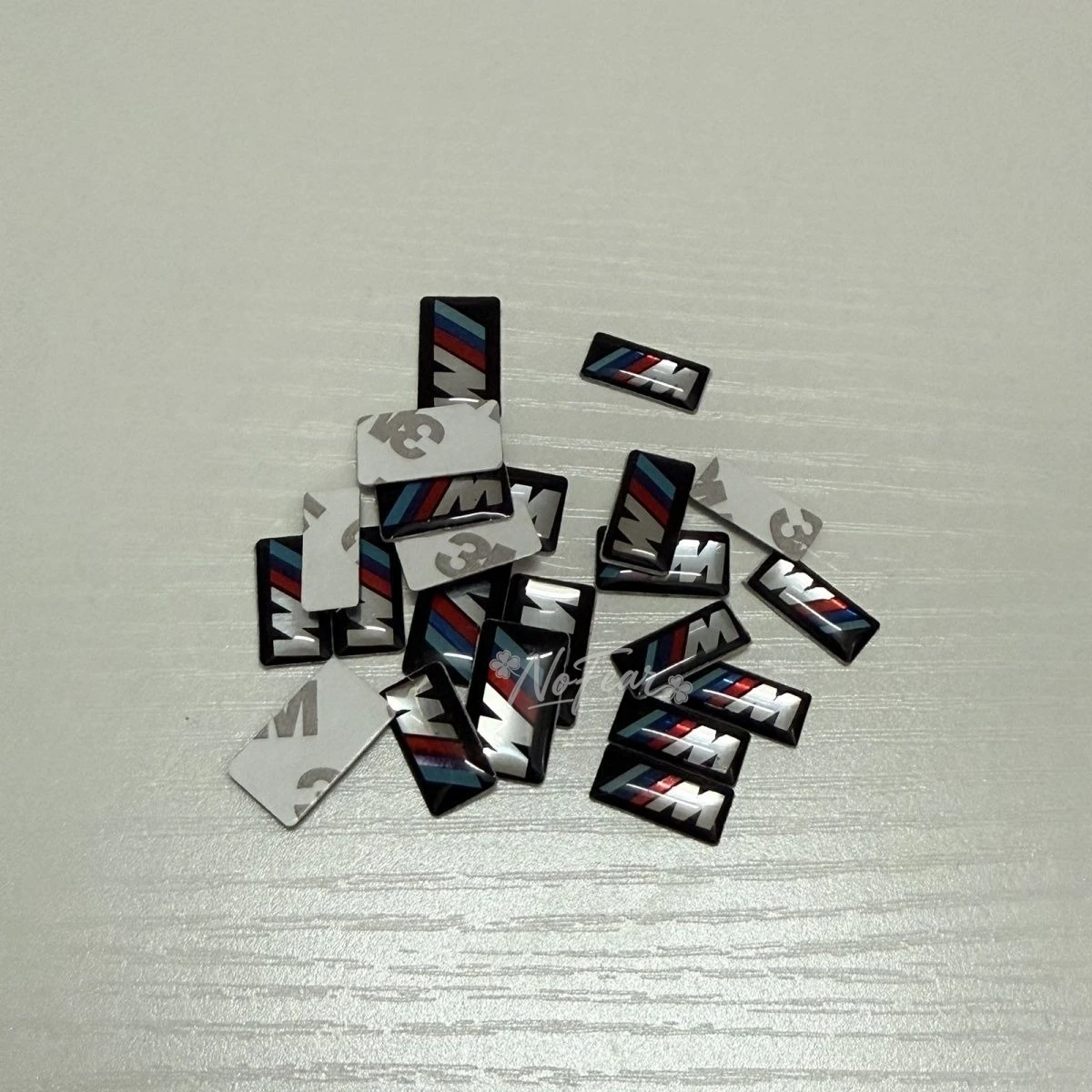 BMW M F31 F34 F32 E52 E53 E60 E90 E91 E92 E93 차량용 M 로고 스티커 4/8개, 스티어링 휠 내부 스티커 허브 장식 데칼