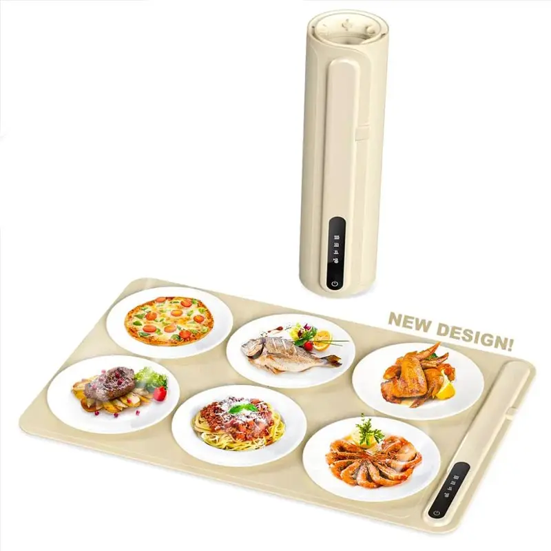 Warming Mat for Food - Electric Silicone Food Warming Tray for Buffet