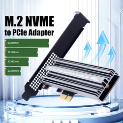 High - Speed M.2 NVMe SSD Expansion Card with Aluminum Heat Sink (PCIE to M2)
