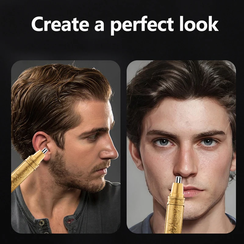 Nose hair trimmer clear nostrils small convenient washing with knife head unisex