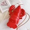 Cute Fashion Lobster Style Crossbody Mini Bag  Pu Leather Girl's Chain Purses and Handbags Women Shoulder Bag Clutch Bag 2021 1