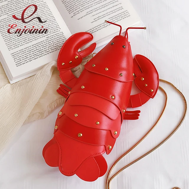 Cute Fashion Lobster Style Crossbody Mini Bag