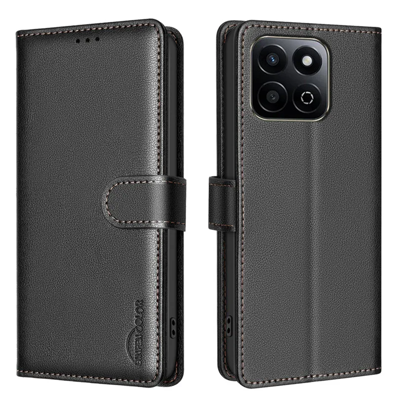Leather Wallet Flip Case - Premium Smart Cover