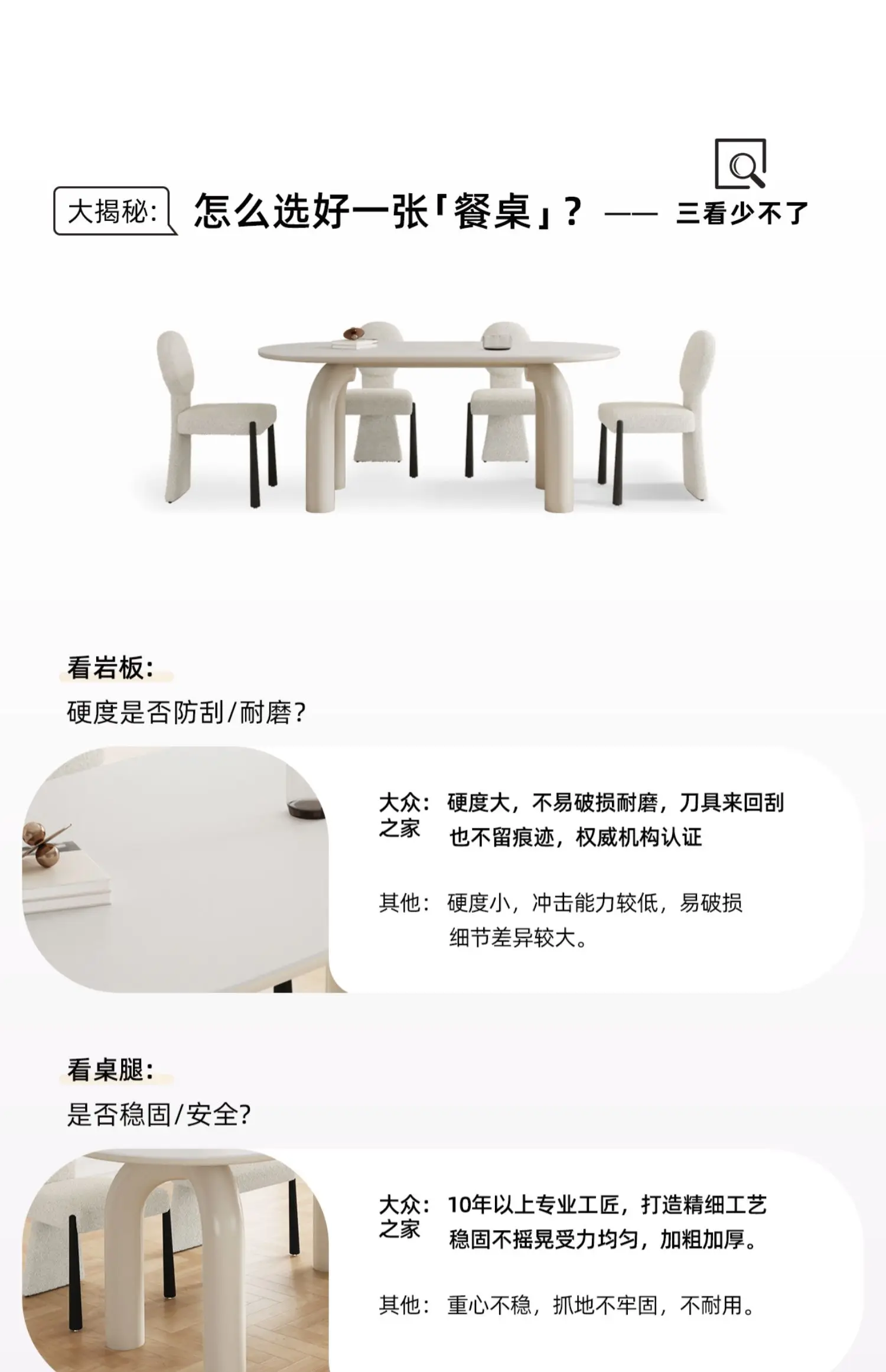 Description Picture 5 of itemApartment Luxury Dining Table White Kitchen Newclassic Restaurant Coffee Tables Computer Hotel Lobby Mesa Comedor Home Furniture