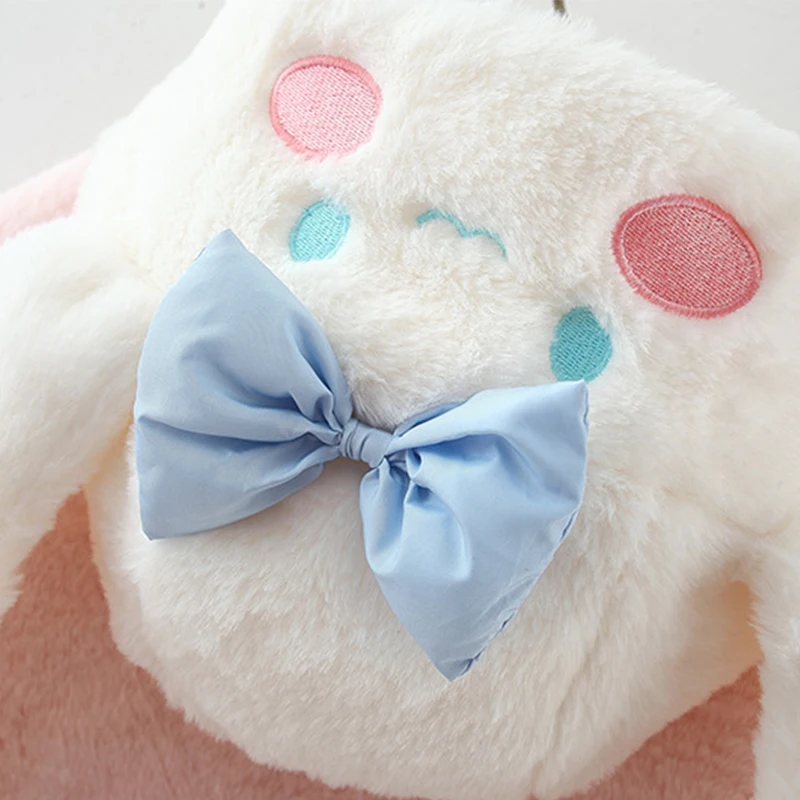 (1-4 Years Old) Cartoon Rabbit Ear Hat Baby Girl Long Sleeved Coat, Winter New Thick And Warm Children'S Clothing