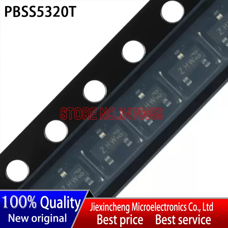 

50 шт., PBSS5320T, маркировка: ZHW PBSS5320 SOT23-3, новый оригинальный