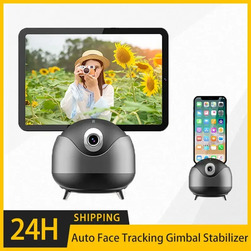 

Auto Face Tracking Gimbal Stabilizer AI Follow-Up Video Tripod Holder 360 Rotation Selfie Stick Phone Tablet Tracking