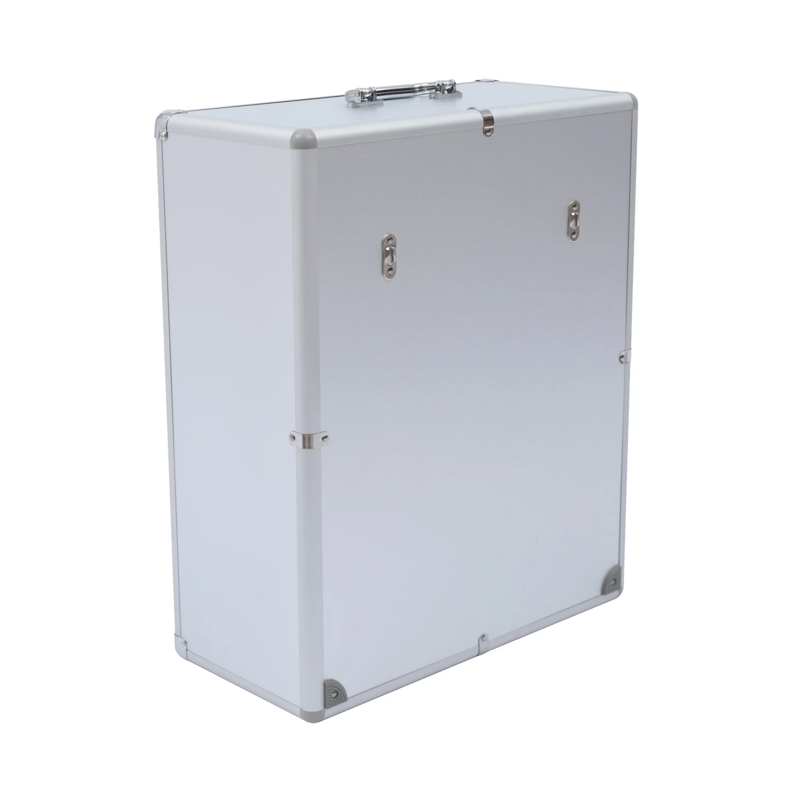 Wall-Mounted Aluminum Alloy Pocket Chart Cell Phones Storage Cabinet for Cell Phones with a Locked (48 Slots) Mobile safe