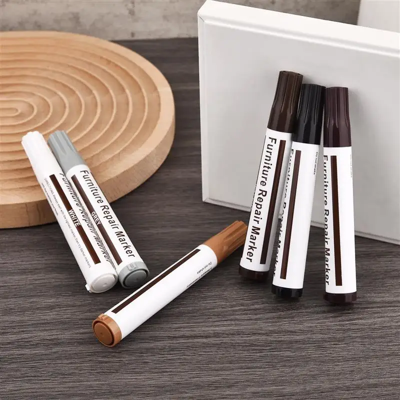 Paint Pen Wooden Furniture Paint Repair Pen Fill Scratches Repair Paint Pen Care Permanent Mark Tool DIY Oily Graffiti