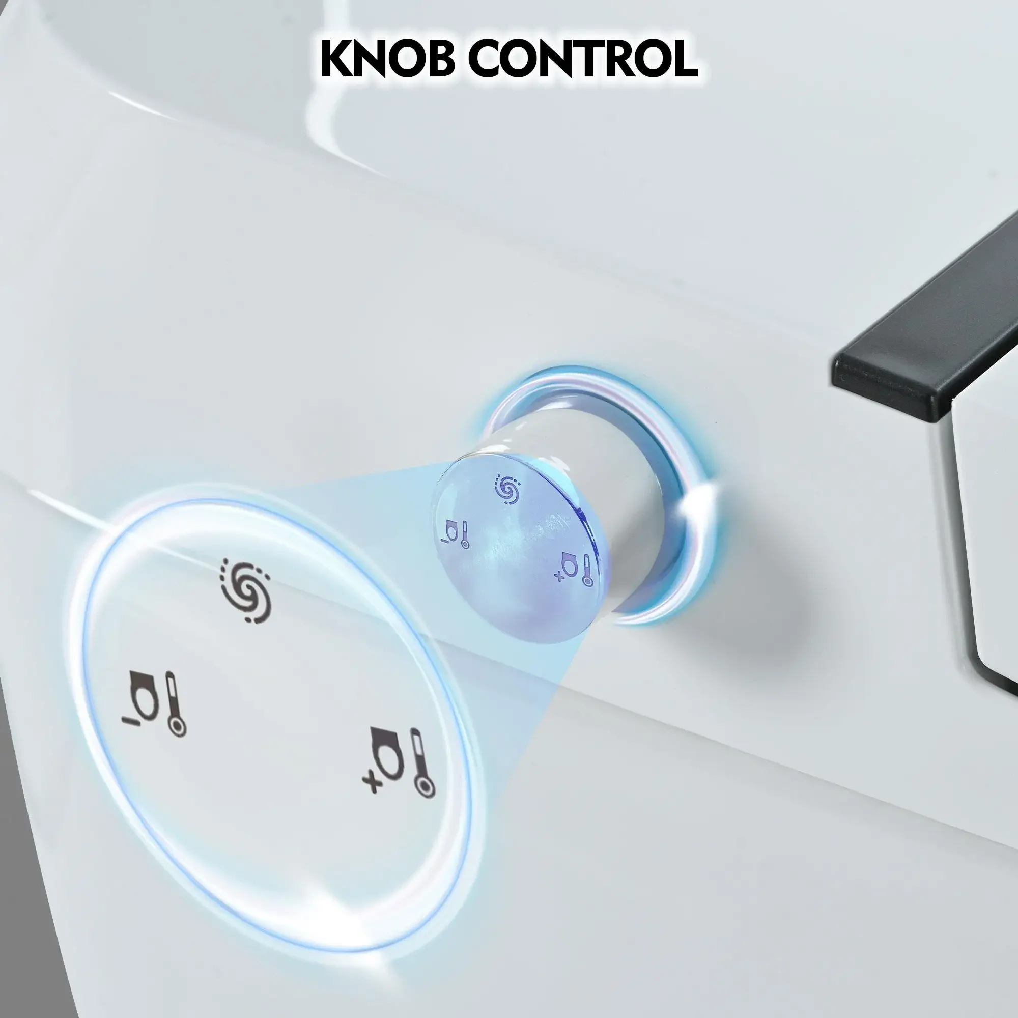 Heated Seat Smart Toilet Without Bidet, Upmarket Compact Dual Flush Toilet 1/1.28 Gpf, Tank Less Foot Sensor Flush, White