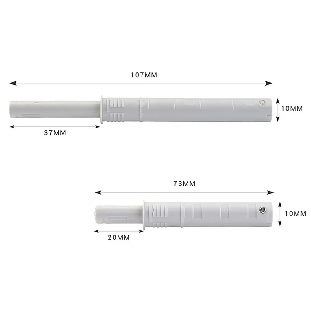 Amortiguador de rebote de armario oculto, cierre silencioso suave, 5 piezas, amortiguadores para armario de cocina, cajón, muebles, Tope de puerta