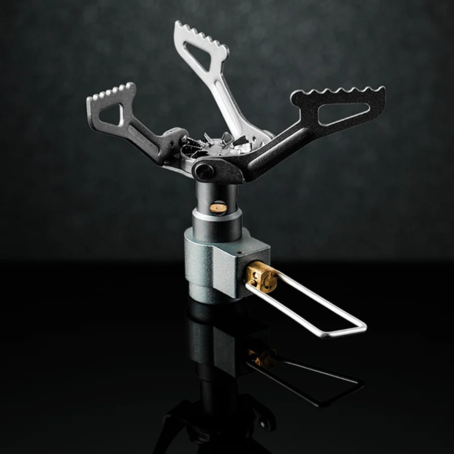 Outdoor Gas Stove Camping Gas Burner Portable Mini Titanium Stove Survival Furnace Pocket Picnic Cooker Brs-3000t