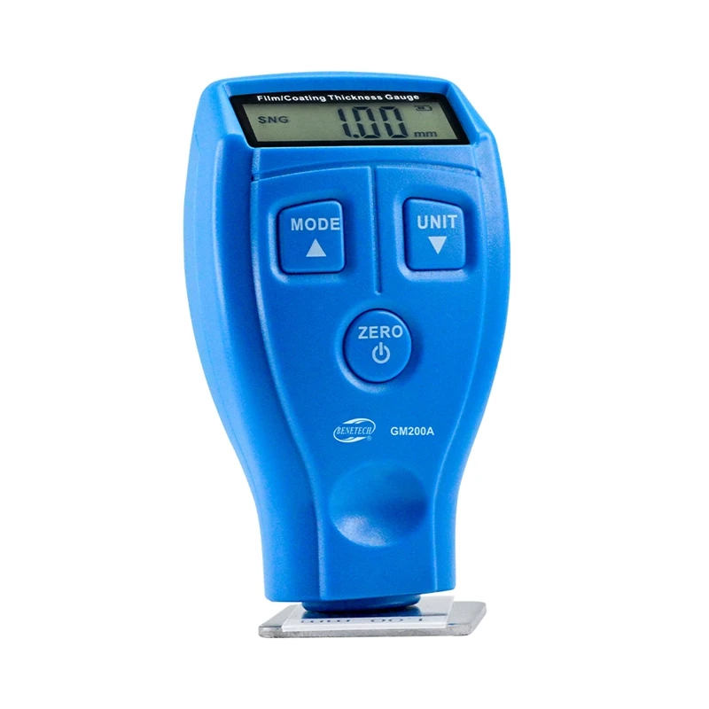 GM200A Digital Car Film Coating Thickness Gauge Mini LCD Ultrasonic Automotive Iron Varnish Coat Painting Thickness Width Meter